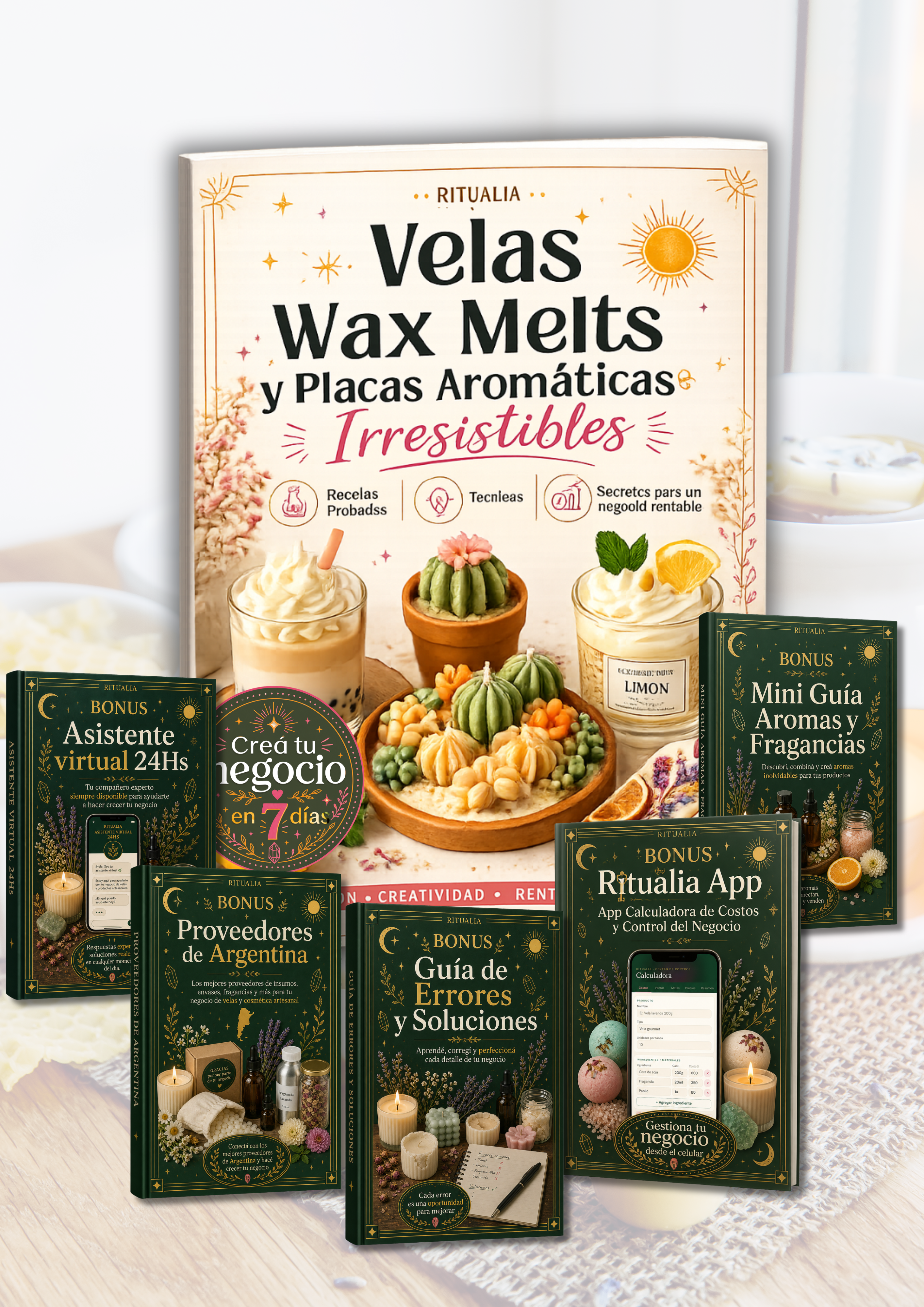 Guía completa para crear y lanzar tu negocio de velas, wax melts y productos aromáticos desde casa
